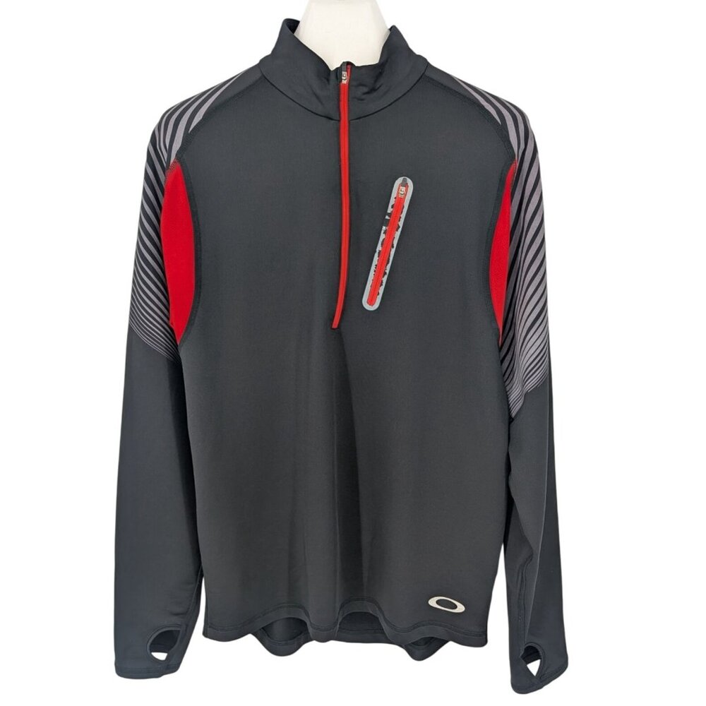 Oakley Quarter Zip Performance Pullover Jacket At… - image 1